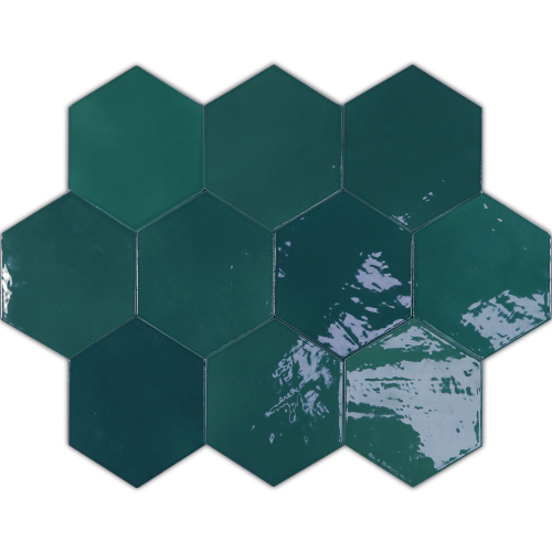  Zellige Hexa Emerald