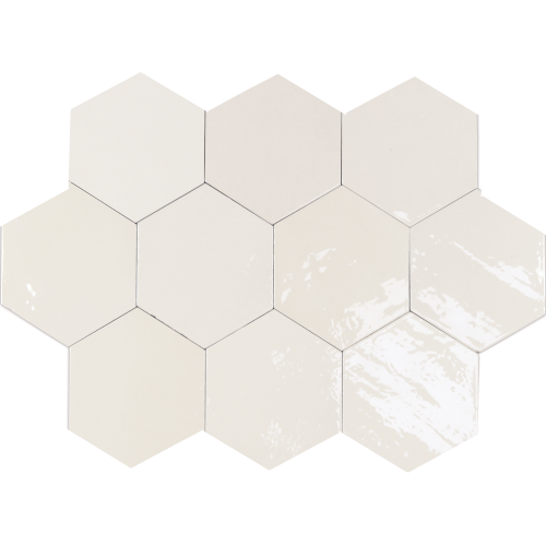  Zellige Hexa White